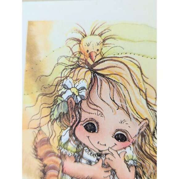 Pair of Limited Edition 1981 Jody Bergsma Lithographs Signed Vintage Cottagecore - Picture 5 of 10